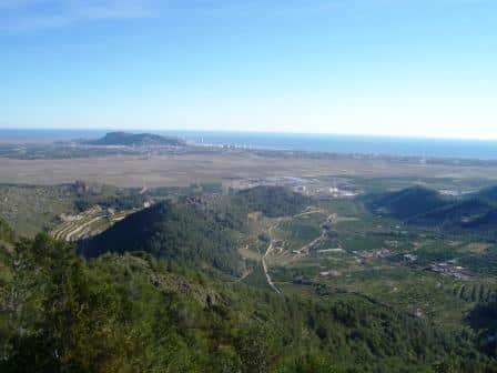 Amplias vistas hacia Cullera