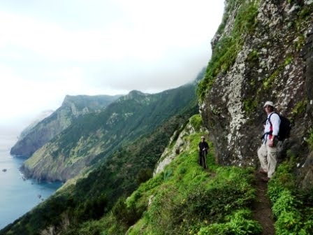 Por los acantilados del Norte de Madeira