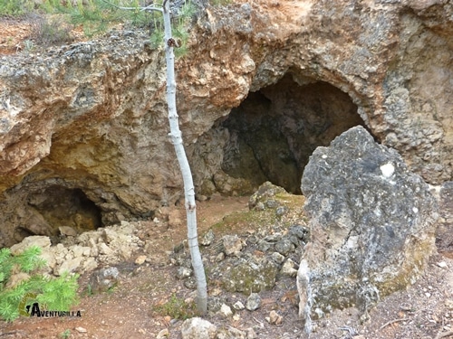Una de las cuevas de la Arena