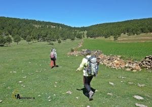 excursión en la sierra de Gudar
