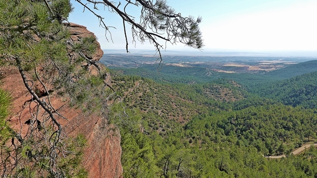 Mirador en la sierra de Albarracín