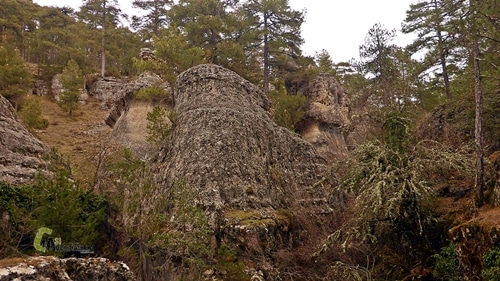Formaciones en la Serranía de Cuenca