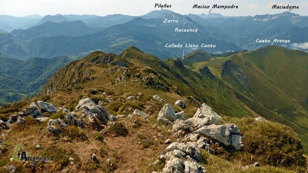 Vistas desde el pico Pierzu