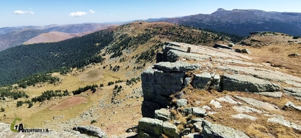 Vistas desde el pico Muñalba