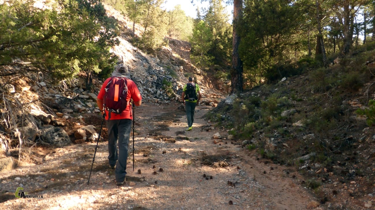 Por el barranco de Santa Maria