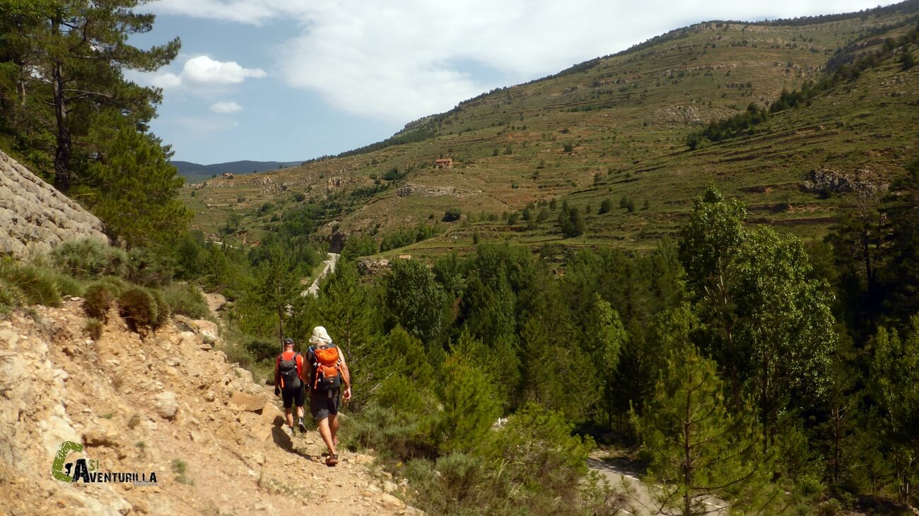 Por senda hacia Linares de Mora