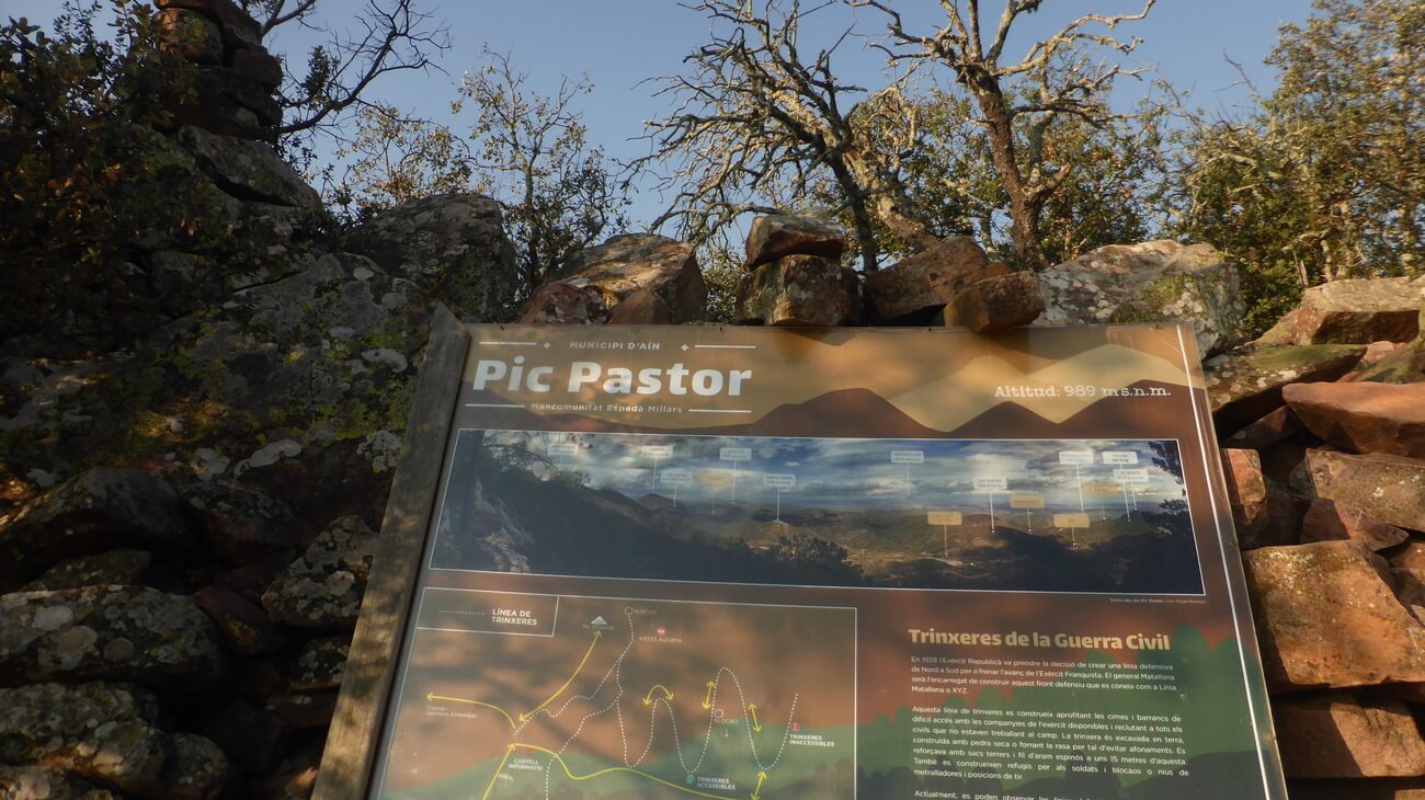 Peña Pastor en la sierra de Espadan