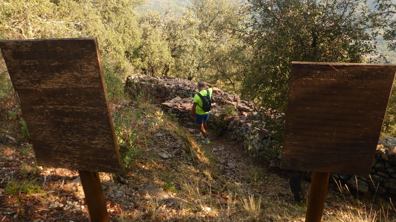 En las trincheras de la Peña Pastor