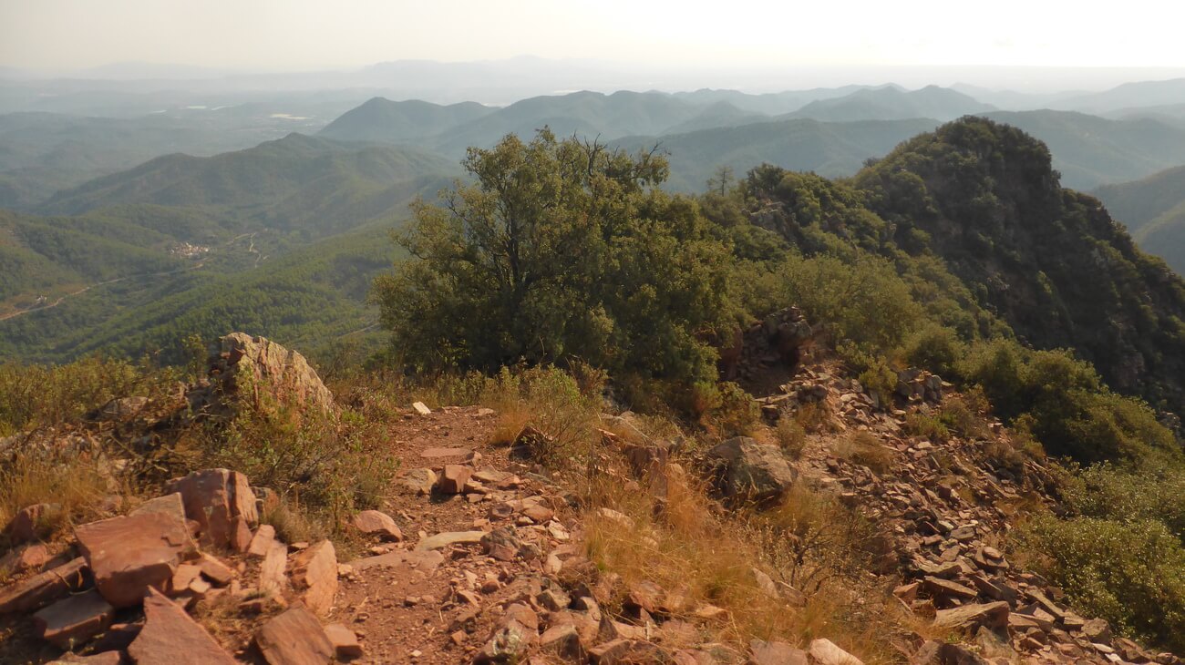 Parte de la cresta de Espadan