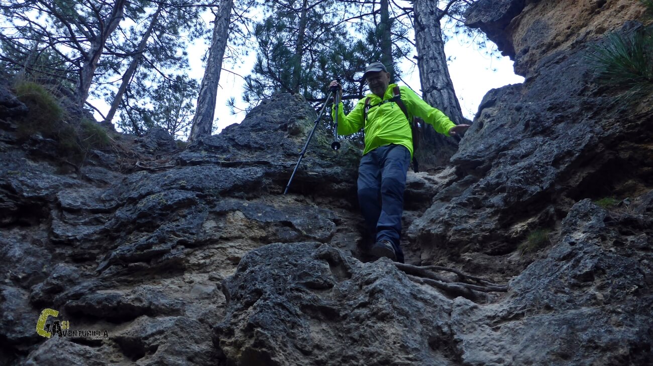 Bajada a la cascada de la Hiedra