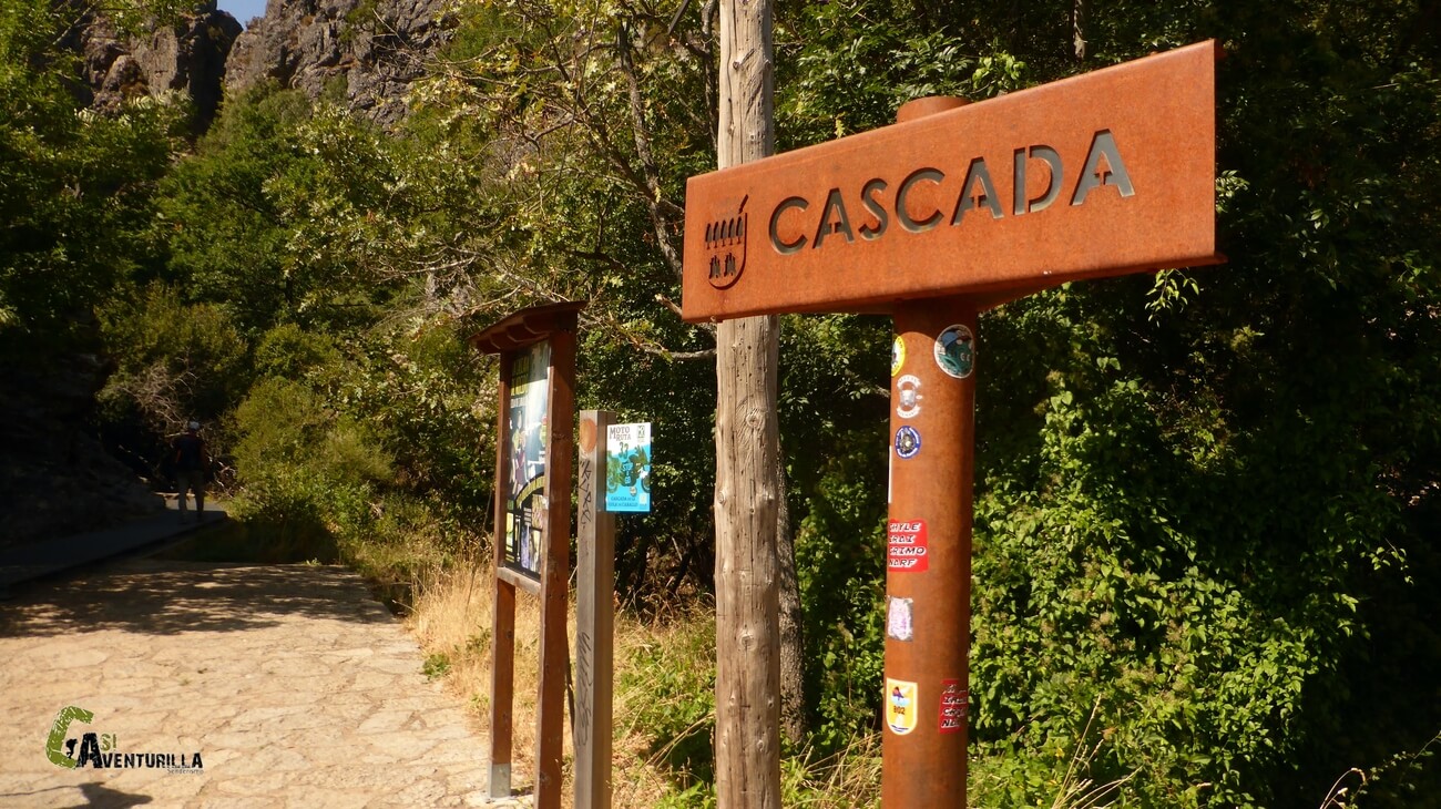 Entrada a la cascada de Nocedo