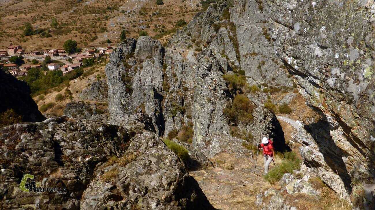 Ultimo tramo de subida a la ermita de San Froilan