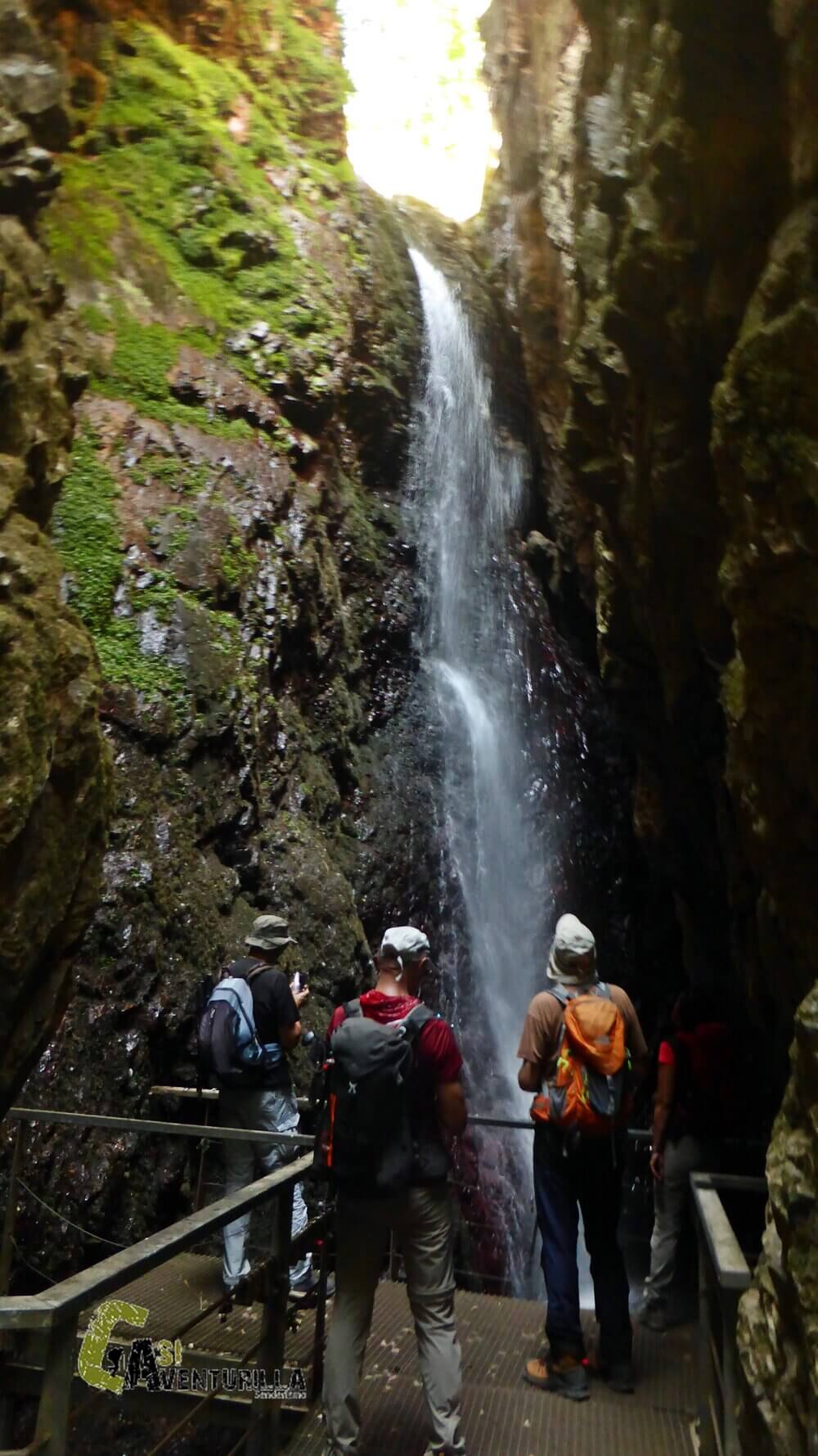 En la cascada de Nocedo