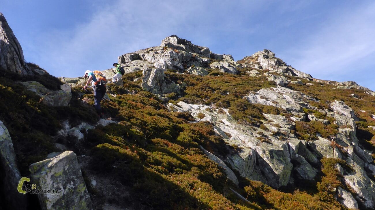 Ascendiendo al pico Torres