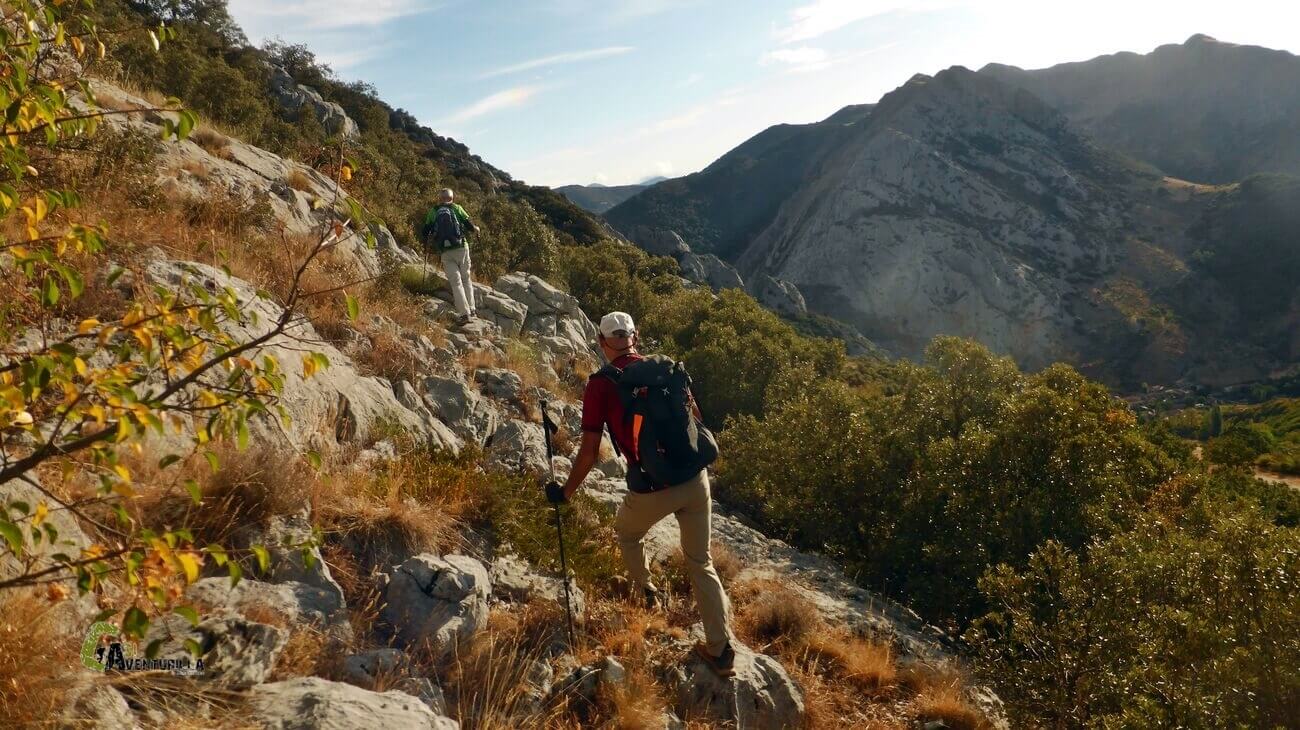 Subiendo al pico Valdorria