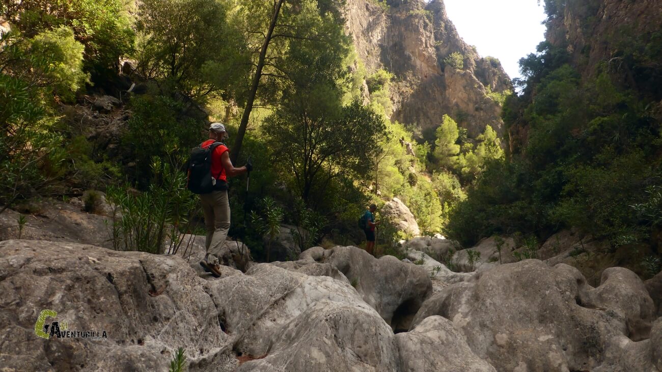 Tramo por el barranc del Salt del Cavall