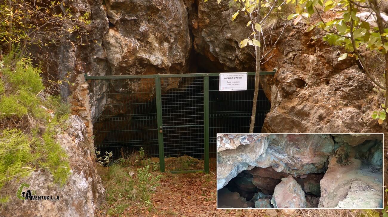 Entrada de la Cova de l'Ocre