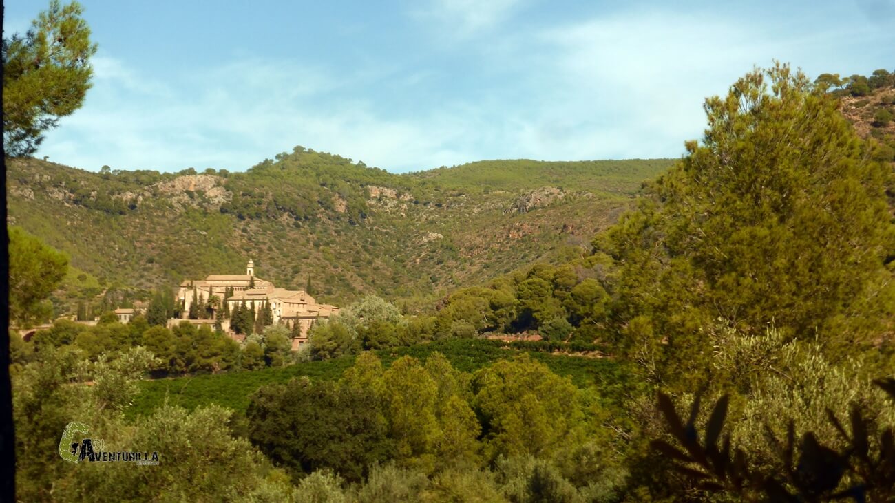 Vistas de la cartuja de Portaceli