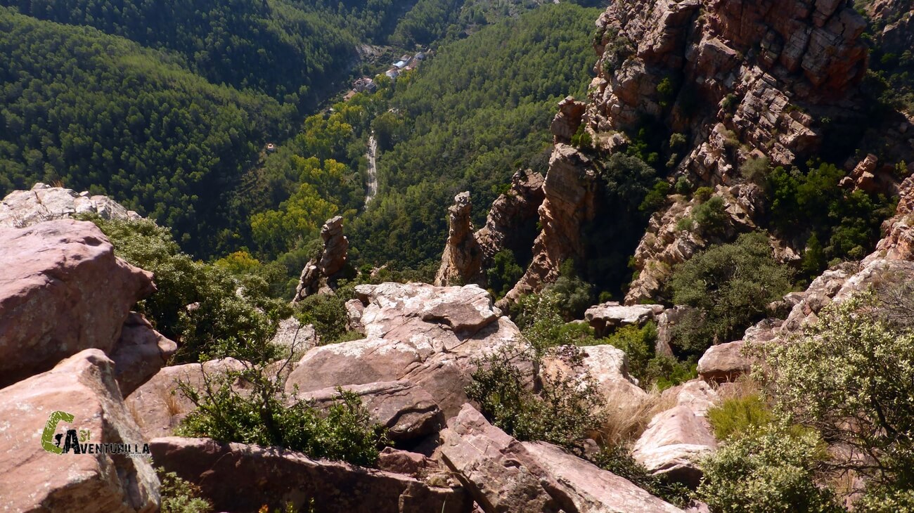 Parte de arriba de los Organos de Benitandus