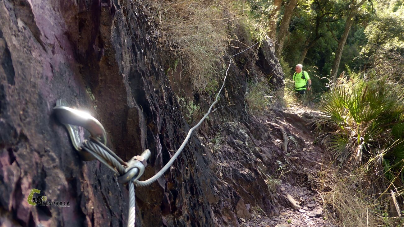 Paso equipado en el embalse de Benitandus