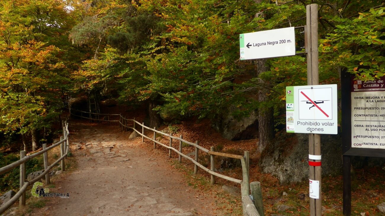 Camino hacia la laguna Negra