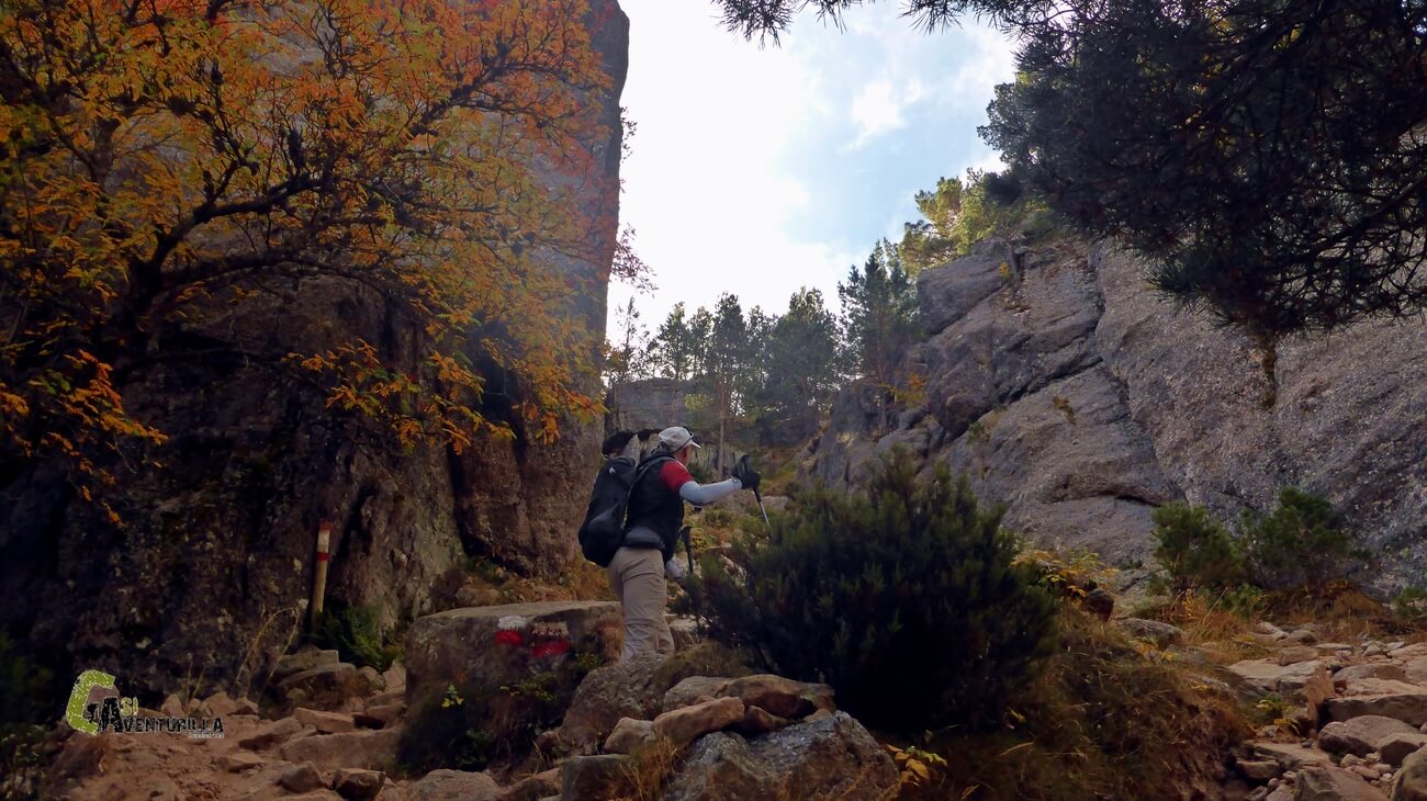 Entrando en la canal