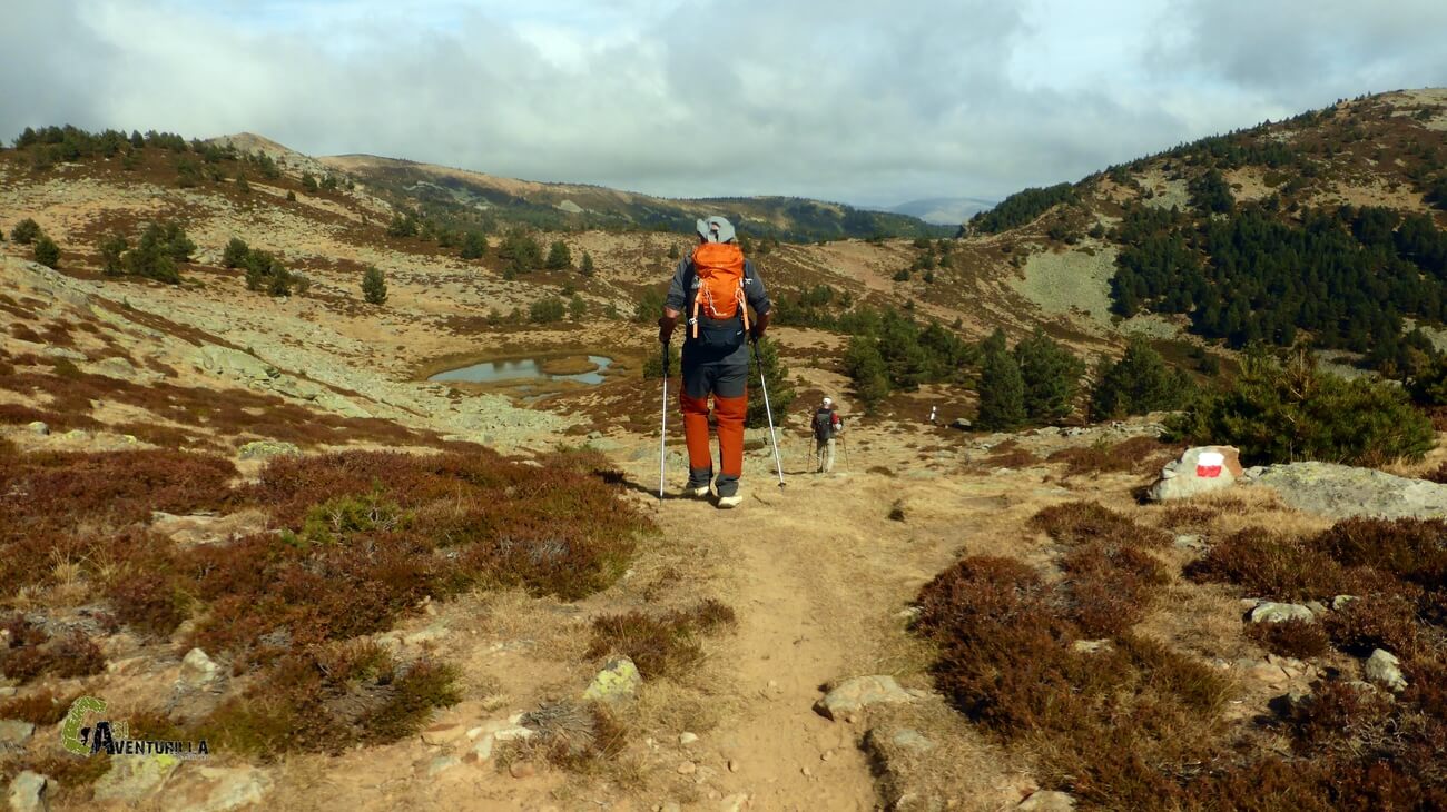 Hacia una laguna en la sierra de Urbion