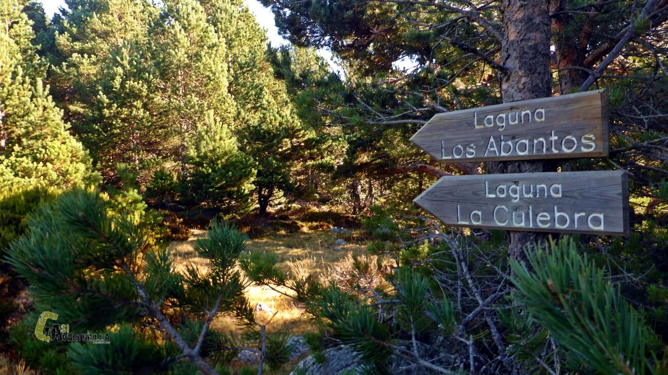 En direccion a la laguna de Abantos y la de Culebras