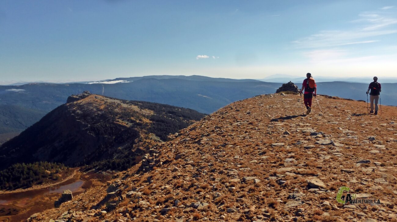 Hacia la cima de Llanos de la Sierra