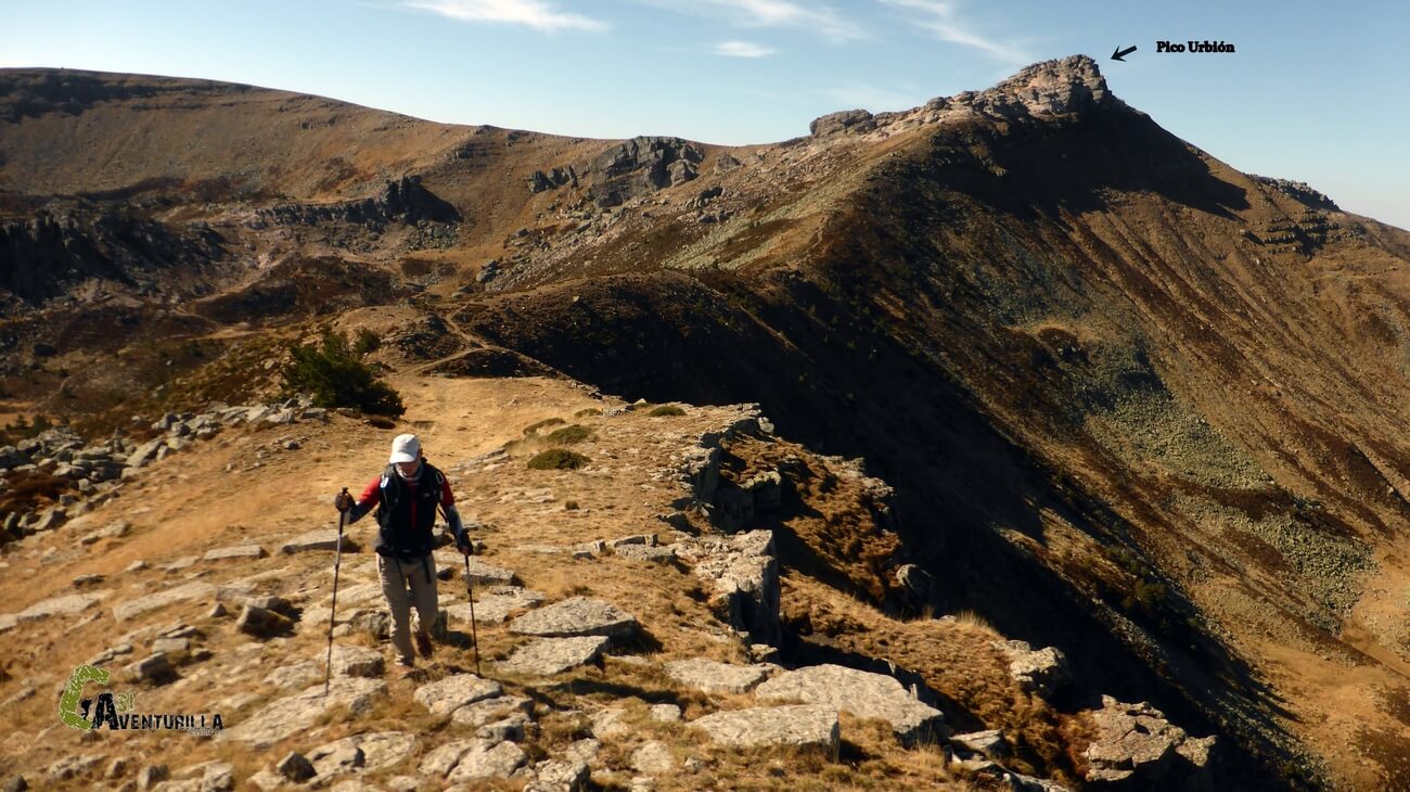 Subiendo al pico Hoyo Oscuro