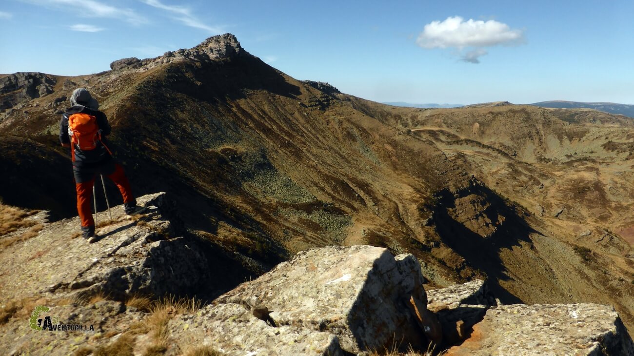 Vistas del Urbion desde el Hoyo Oscuro