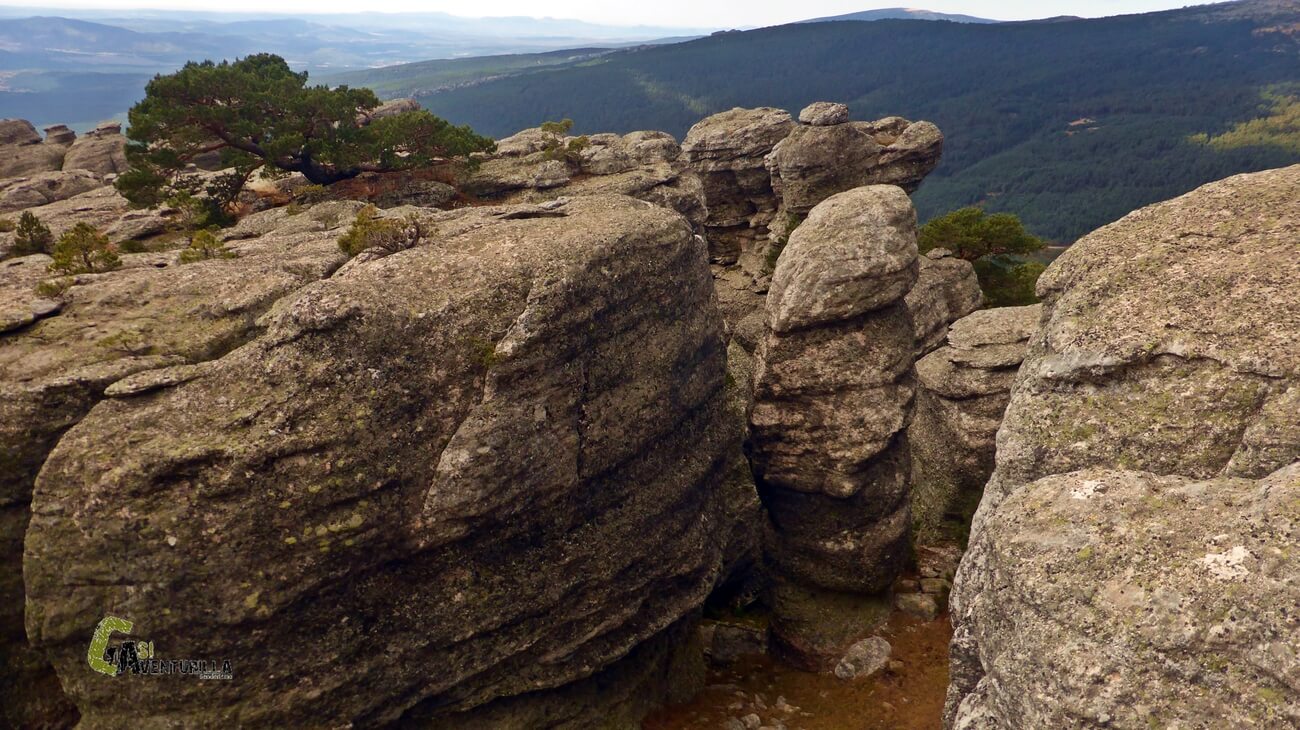 Belleza de la roca en equilibrio