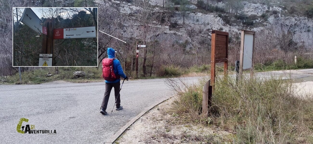 Entramos en el Barranc del Tarongers