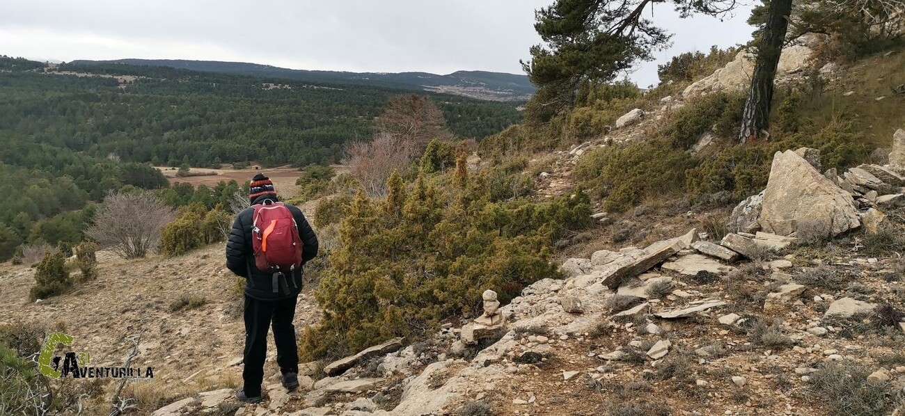 Sendero con poca definición