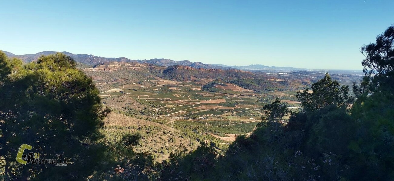 Vistas subiendo al Pic de la Creu en la Vall de Sego