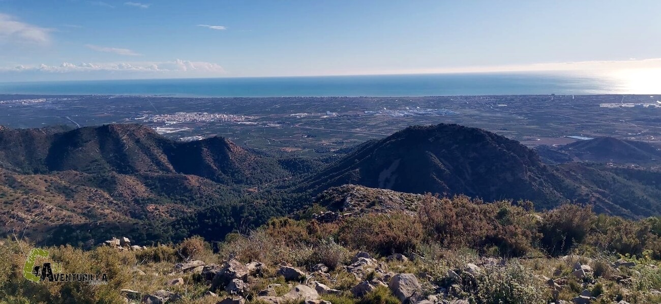 Fantastica vista hacia el mar