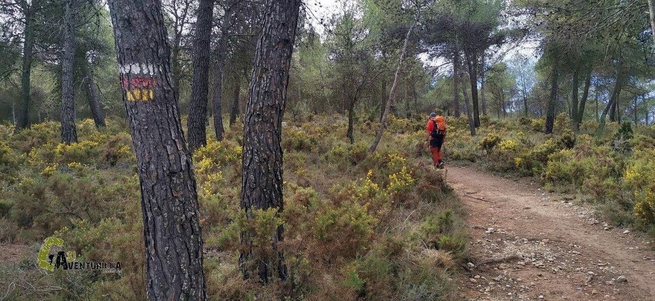 Marcas de GR y PR en la sierra Mariola
