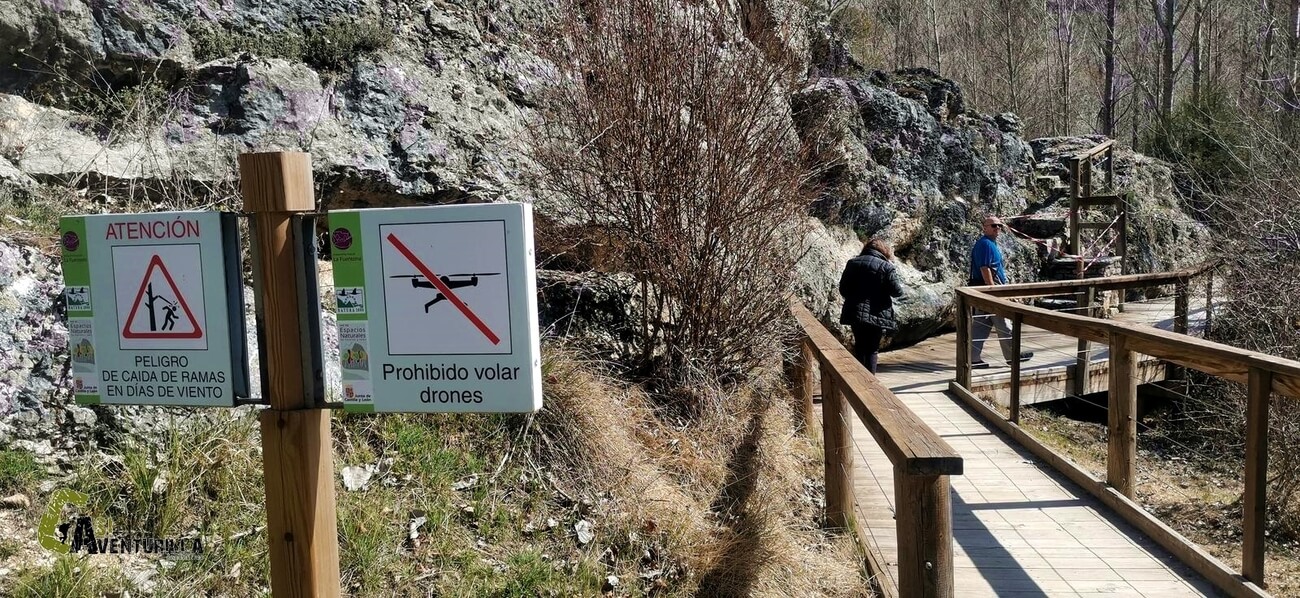 Pasarela hacia la Fuentona