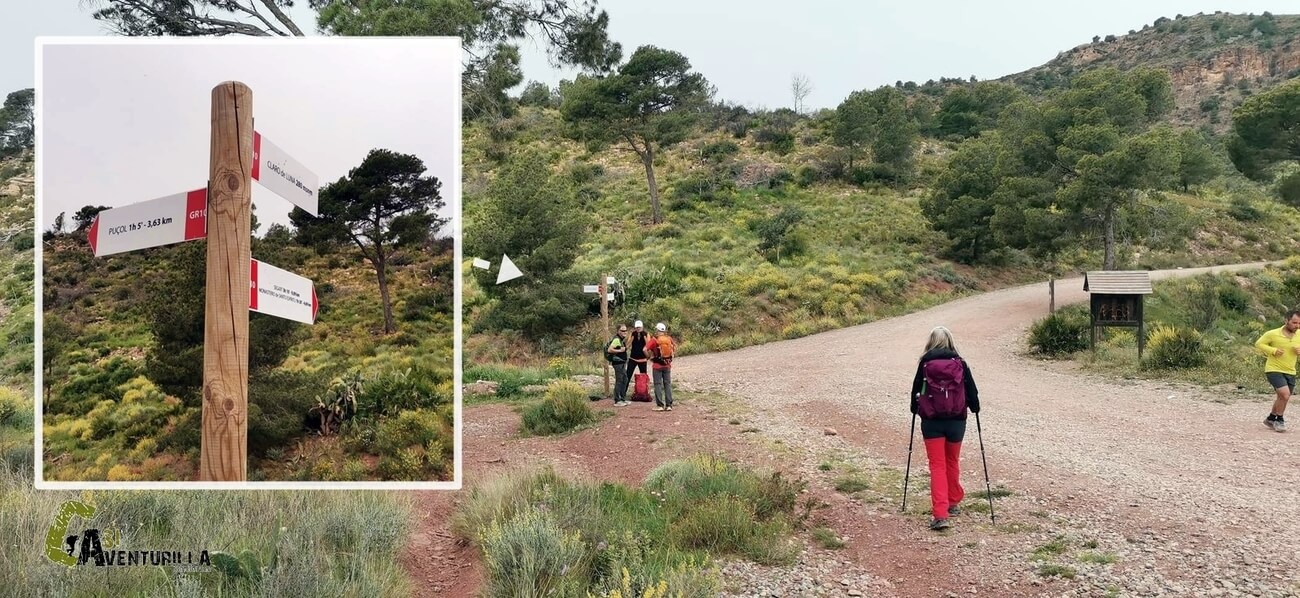 Collado Claro de Luna antes de subir a las Peñas de Guaita