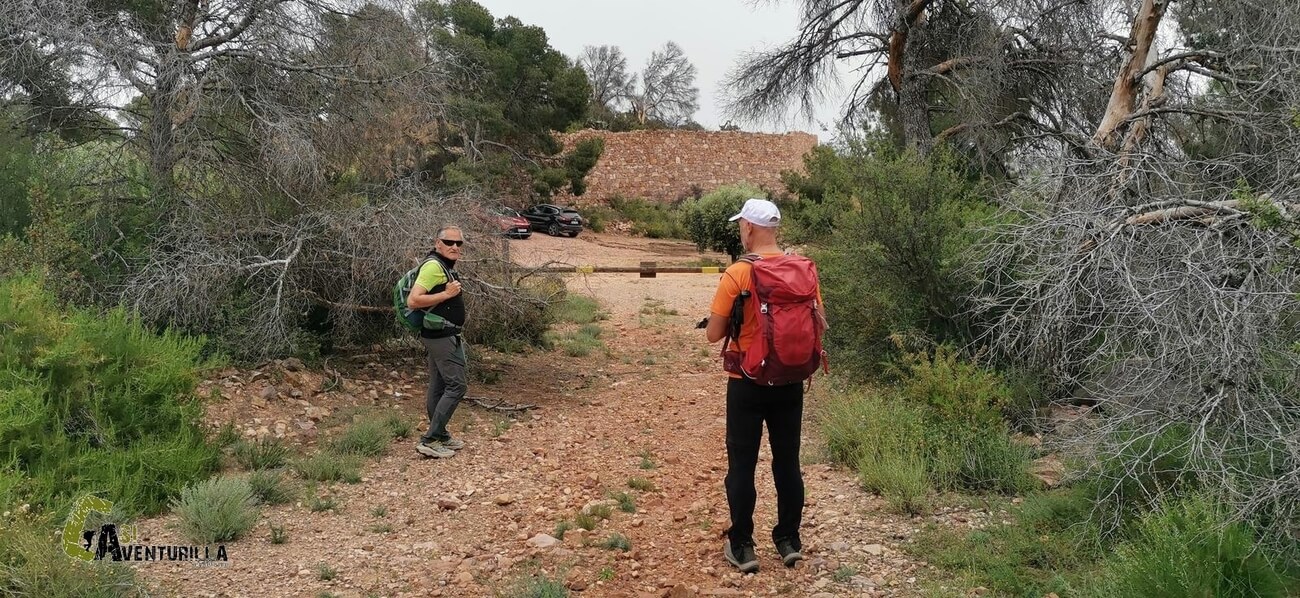 Finalizando la ruta senderista
