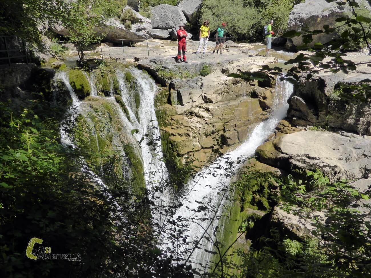 cascada de Aso en el cañon de Añisclo