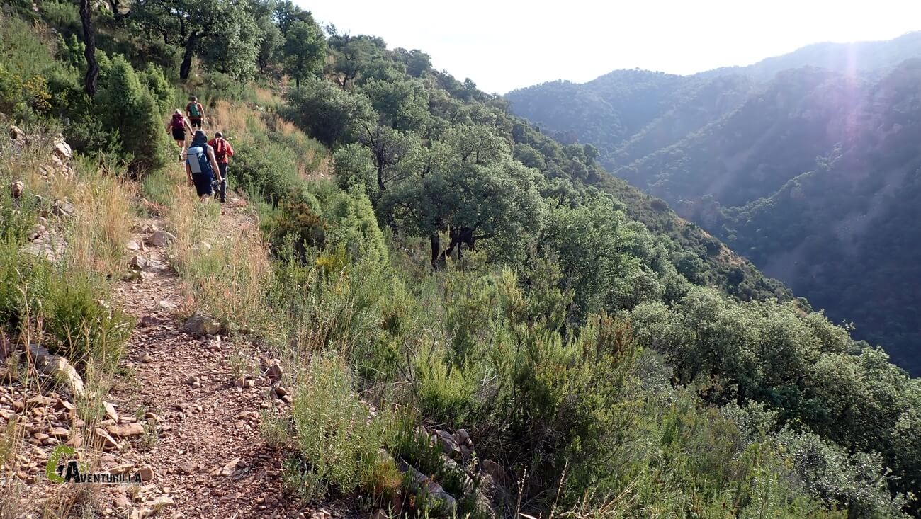 Sendero en la sierra de Espadan