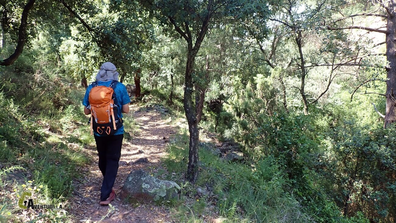 Sendero en la sierra de Espadan