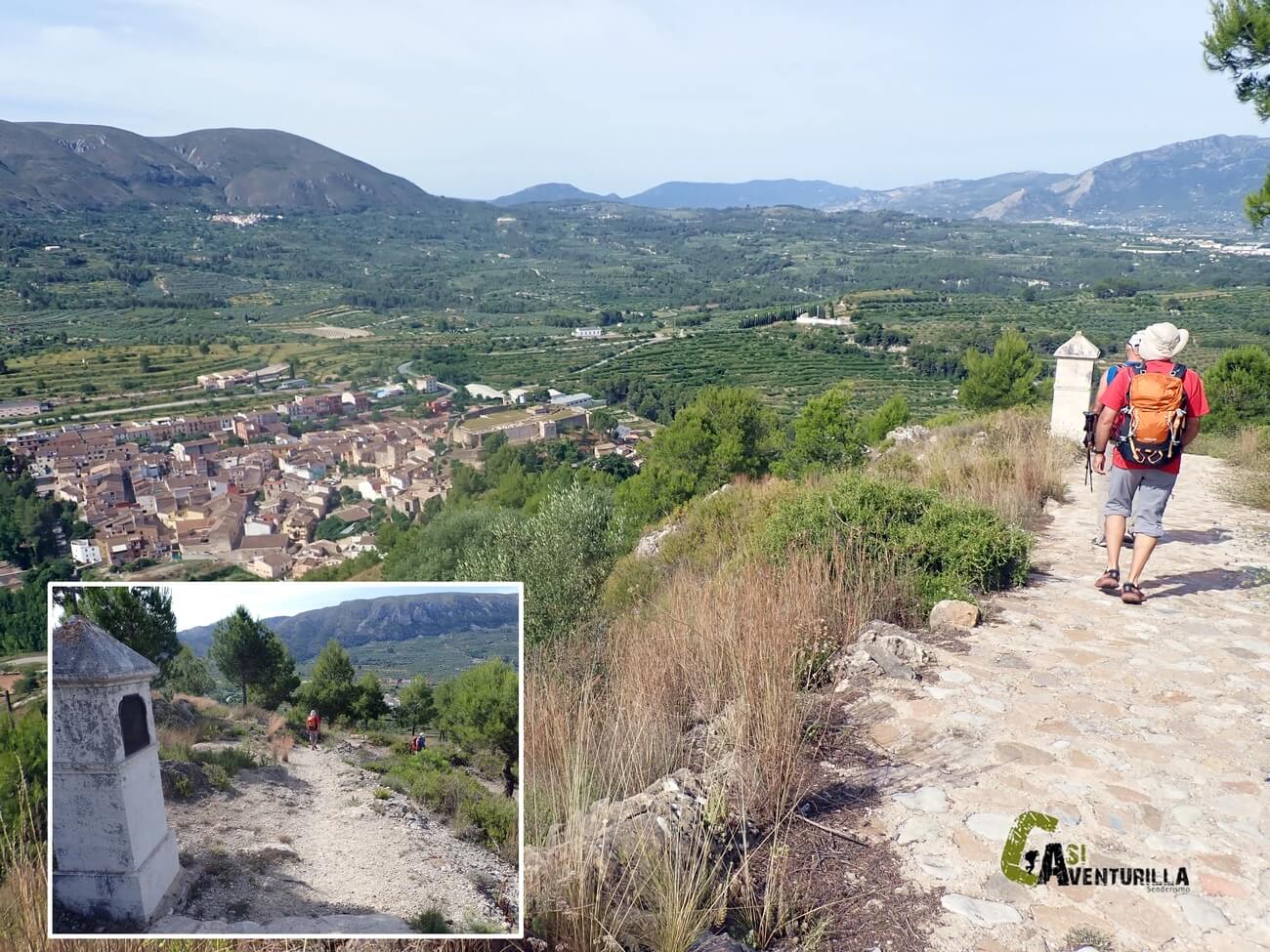 Bajando por el Via crucis
