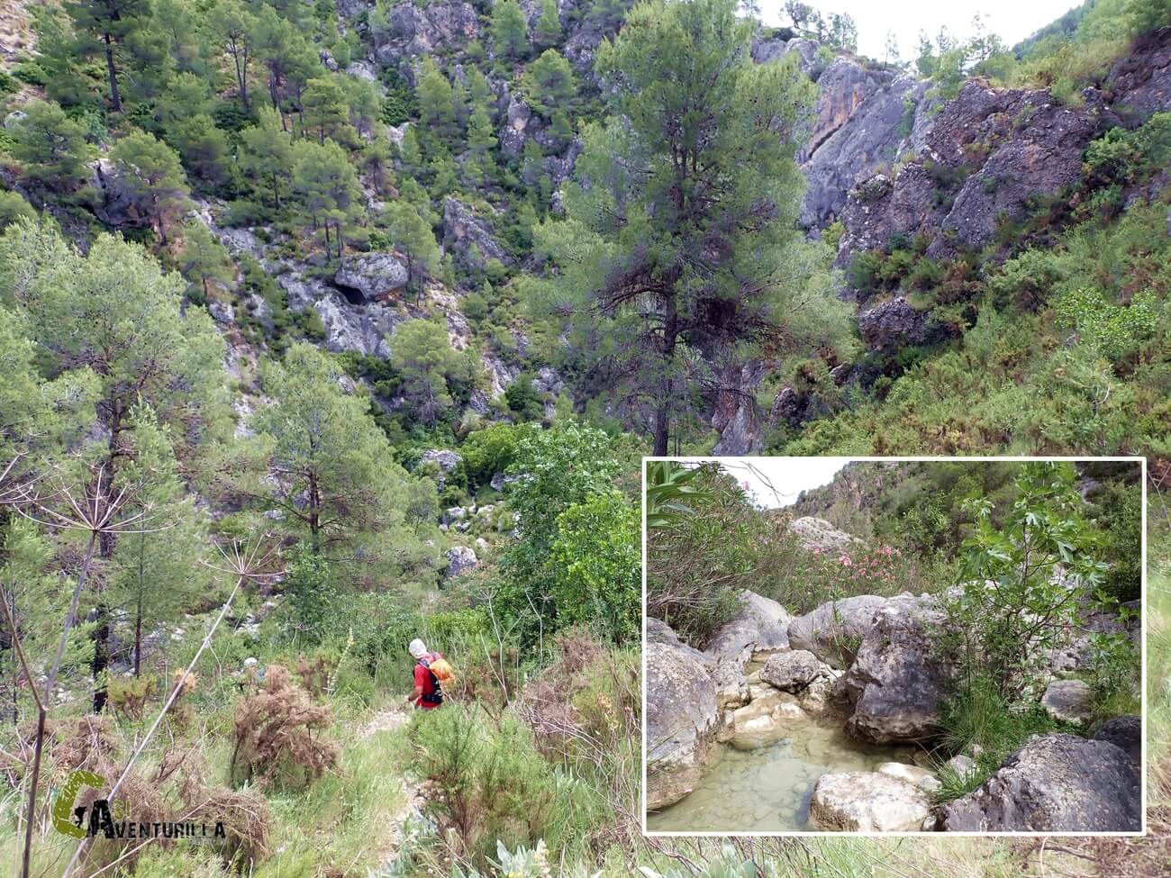 Bajamos al Barranco de la Encantada