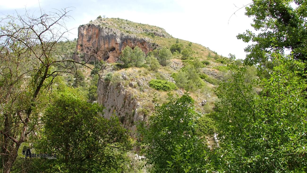 Formaciones en el barranco de la Encantada