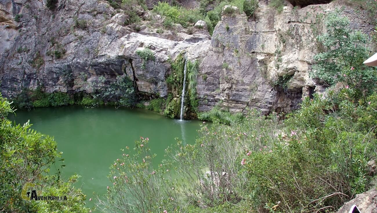 Gorg del Salt en el barranco de la Encantada