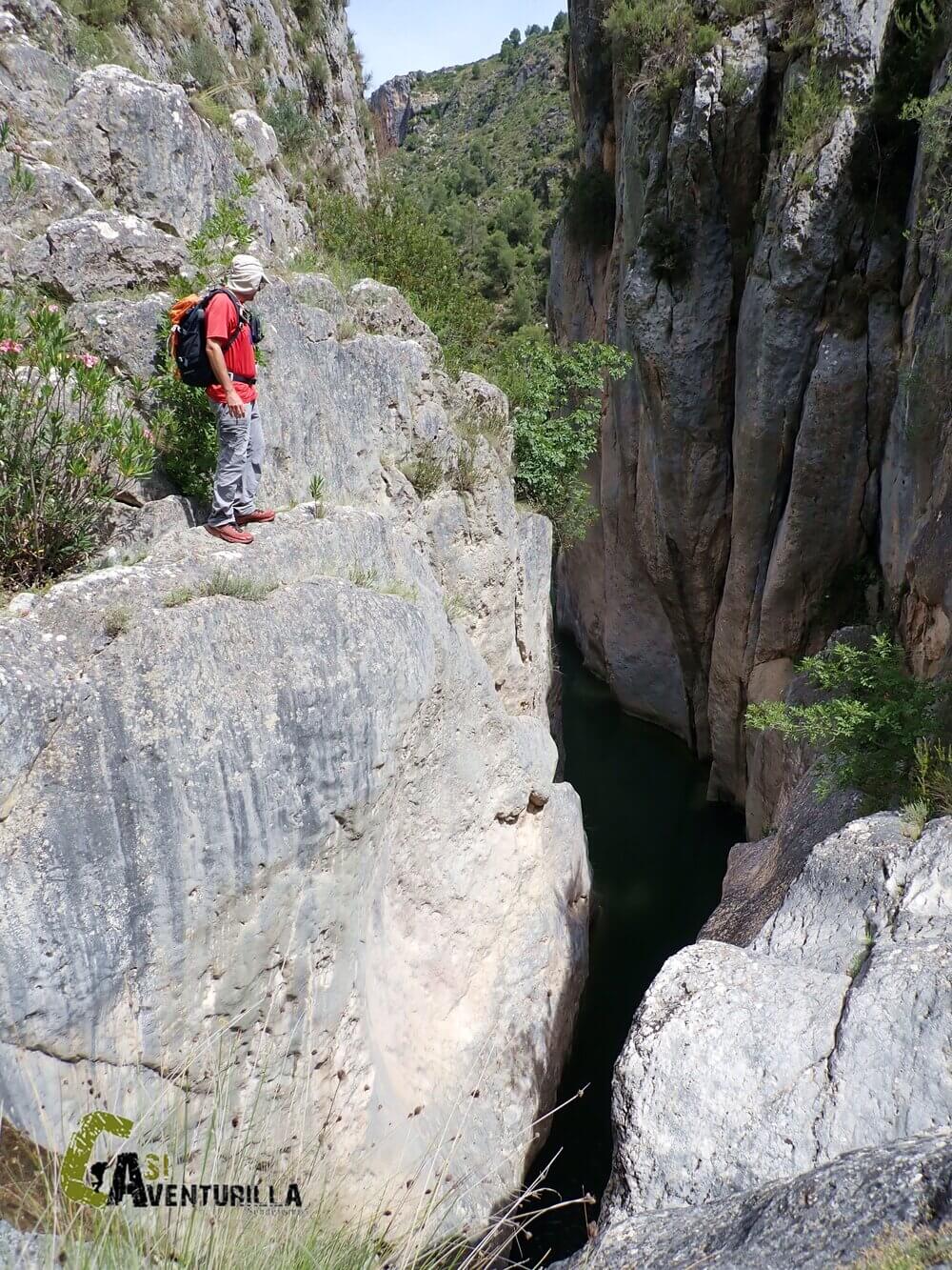 Estrecho del barranco de la Encantada
