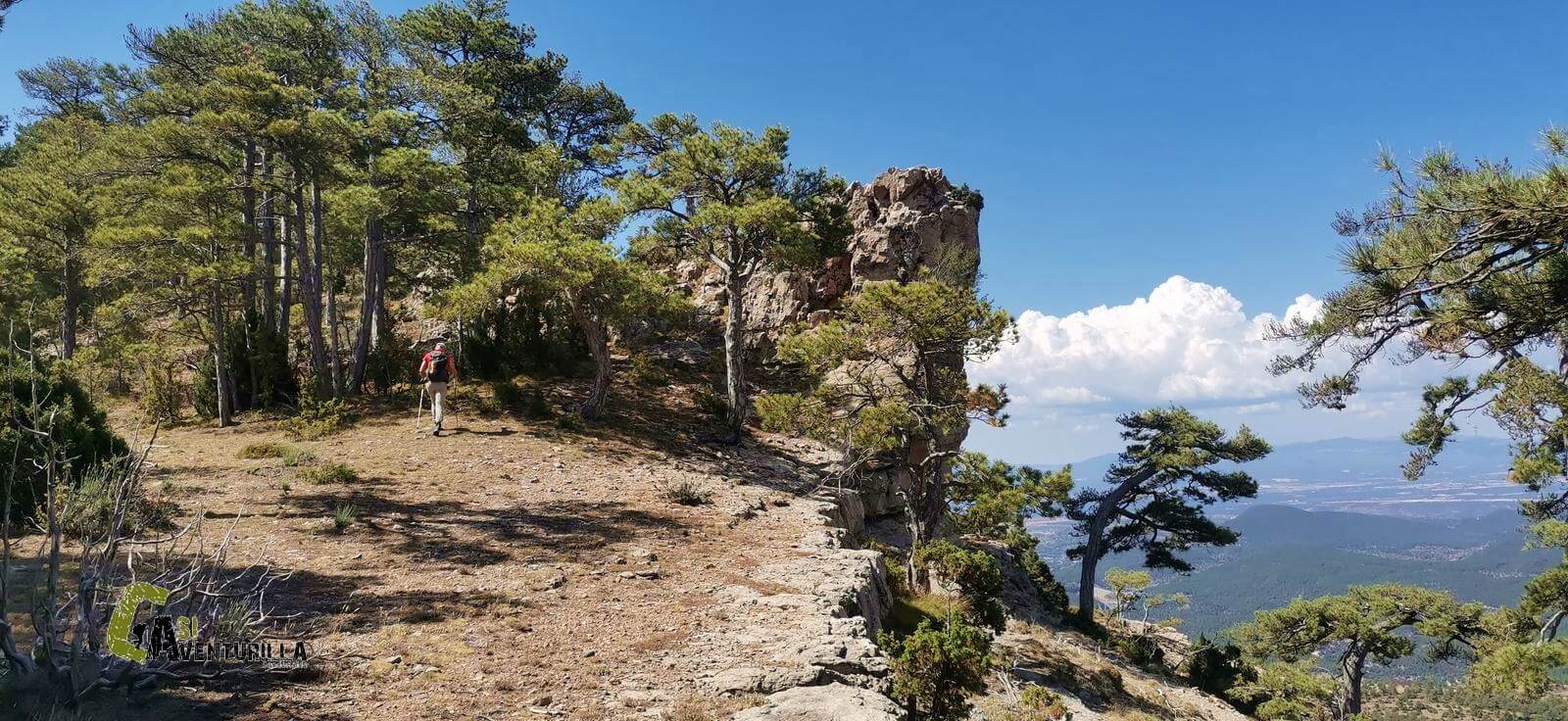 Subiendo a mirador natural