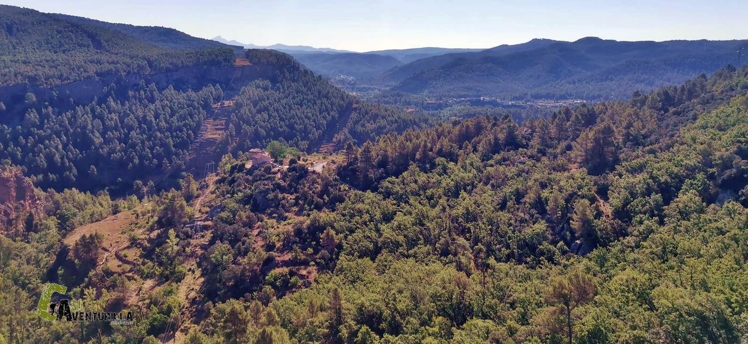 Amplia panoramica desde el mirador del Mijares